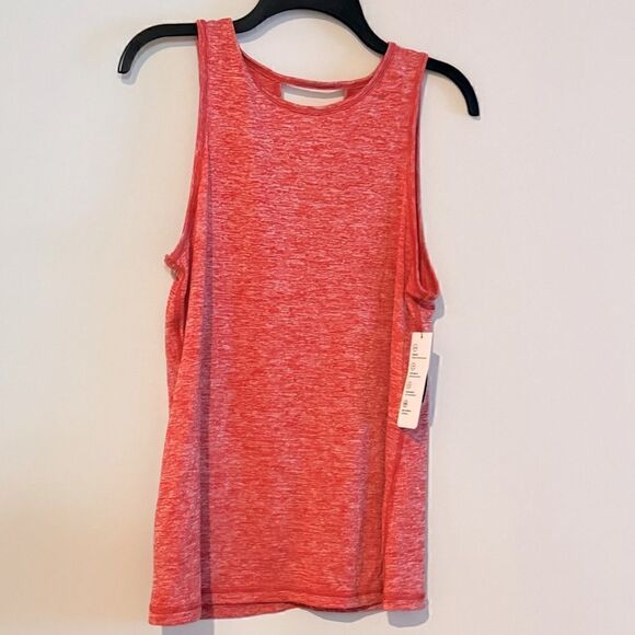 ID Ideology WomenEssentials Heathered
Keyhole Back Tank Top shirt licorice red M - Picture 5 of 9